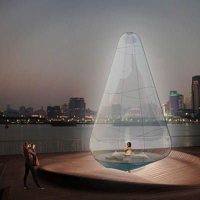 上海浦江滨江装置雕塑