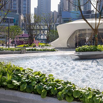 华润成都万象城中心广场改造